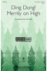 Ding Dong! Merrily on High Three-Part Mixed choral sheet music cover